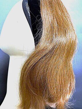 Vintage 100% Human Hair Fall from 1970's -#31 Light Golden brown NEW with tags